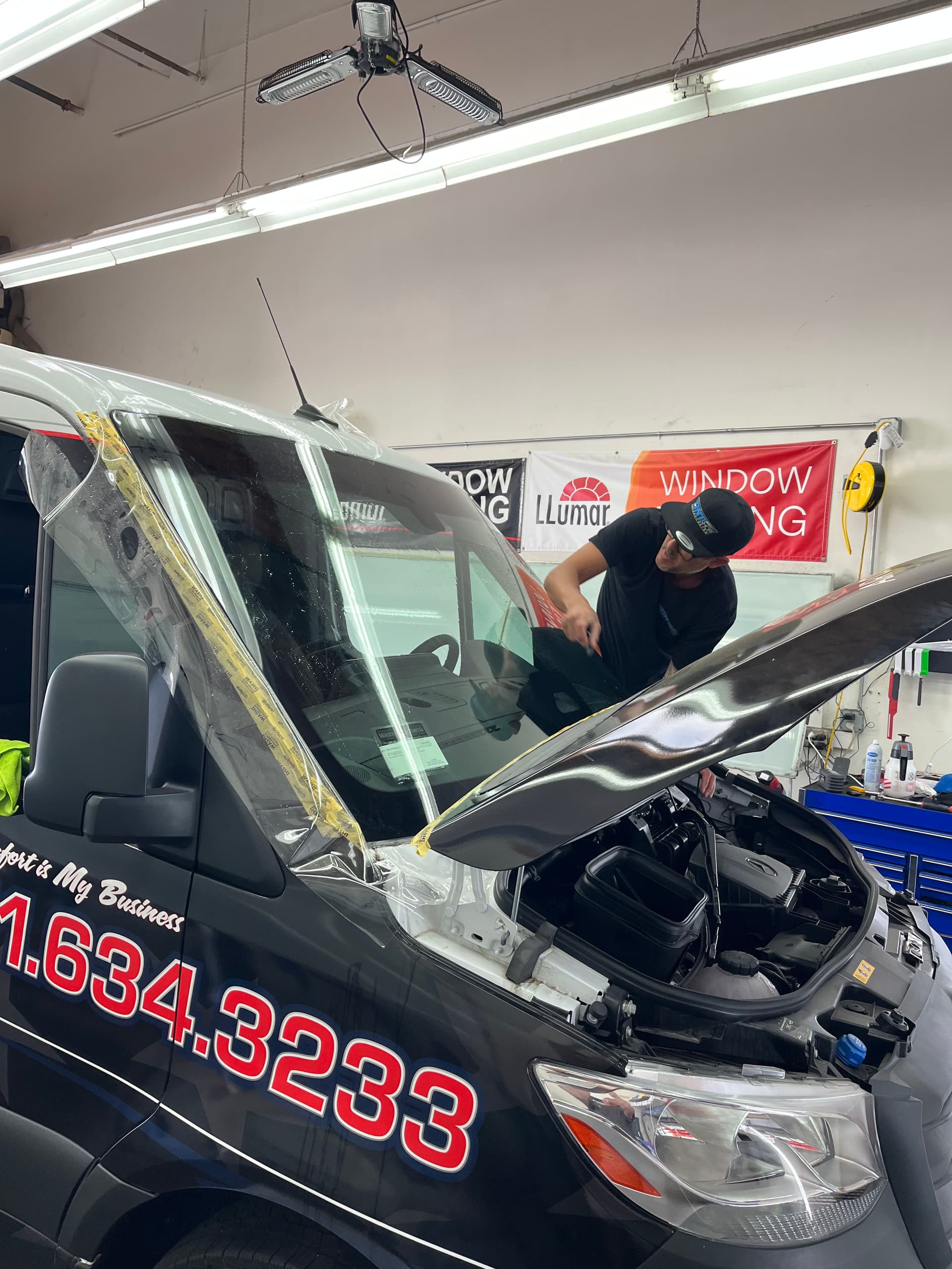 Gallery photos for Protecting Our Van for Safer Drives with The Tint Shop Murrieta: Image #2